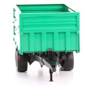 Bruder billenő utánfutó, zöld, hátulnézet - Játék