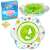 Green and white baby swim ring with seat, 47cm, Intime brand, packaging
