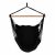 Front view of ModernHome black hammock chair