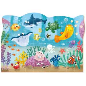 Dodo Lumea subacvatică puzzle de 60 de piese, cu creaturi marine colorate și recif de corali - Dodo Puzzle