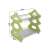 Dish drying rack with dimensions, green color