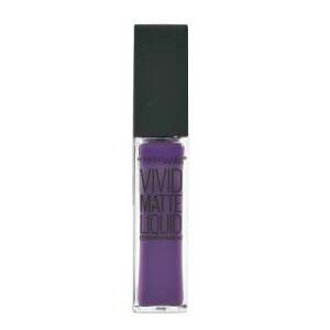 Maybelline Vivid Matte Liquid rúž v odtieni 43 Vivid Violet - Ústa