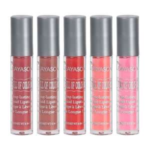 Teayason Matte Lip Gloss 5-piece set, full of color, long-lasting liquid lipstick, 5 shades, matte finish - Mouth