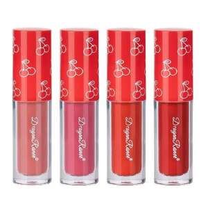 Ranee 4 piece matte liquid lipstick set, cherry design, 4 shades - Mouth