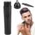 Black electric nose and ear hair trimmer