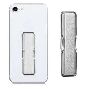 Kwmobile universal phone holder, silver, with stand, for smartphones - Car Phone Holder