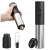 Electric wine opener set, includes opener, foil cutter, pourer, and vacuum stopper