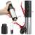 Electric wine opener set, includes opener, foil cutter, pourer, and vacuum stopper