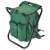 Scaun pliabil Verk Group 3 în 1 cu rucsac izolat, verde, 35.5x28x42 cm