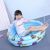 Child relaxing in Kruzzel inflatable kiddie pool
