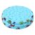 Inflatable kiddie pool with sea animal print
