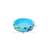 Kruzzel inflatable paddling pool for kids, blue with fish and sea life design, with dimensions