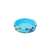 Kruzzel inflatable paddling pool for kids, blue with fish and sea life design