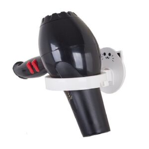 Стенен държач за сешоар с дизайн на котка - Verk Group