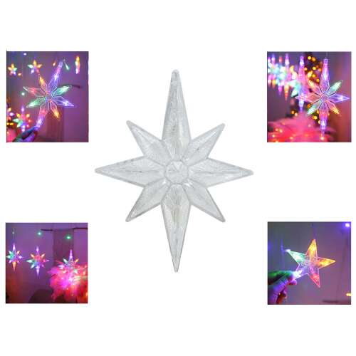Star String Lights Curtain 138 LEDs