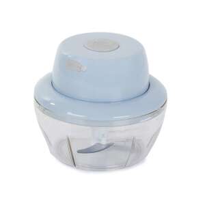 Electric food chopper, blue, for chopping vegetables, fruits, nuts, and herbs - Hand Chopper