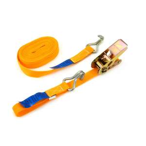 500 kg cargo lashing strap with hooks and ratchet buckle, 5 meter length - Tool