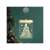 3D Christmas tree window decoration with LED lights, battery operated, hanging on a window
