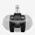 Kwmobile office chair caster with 360 degree rotation, close-up