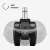 Kwmobile office chair caster with 360 degree rotation
