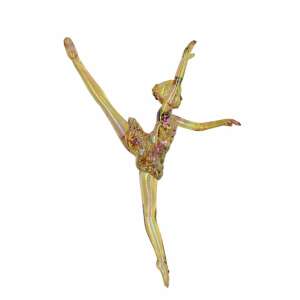 House of Seasons Christmas Decoration Gold Ballerina 61947815 - Christmas