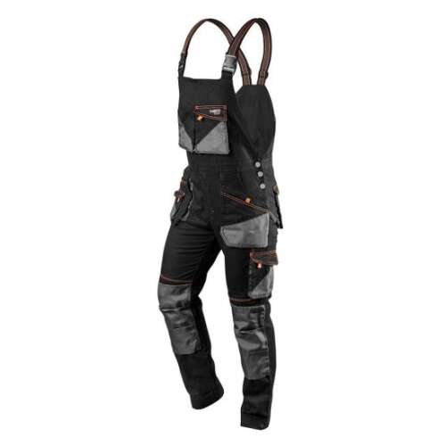 NEO HD Slim Fit munkaruha, overall, fekete, XXXL/58 méret - Munkásnadrág
