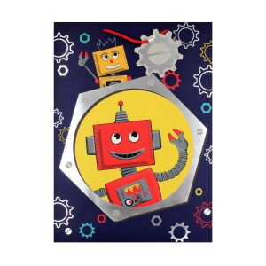 Pungă cadou SDE XL Robots 131508298 - Nonbrand Pungi cadou