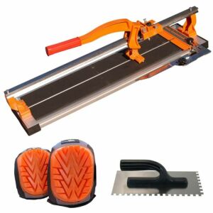 RICHMANN EXCLUSIVE Tile Cutter, 600 mm, with Knee Pads, 3-piece Set