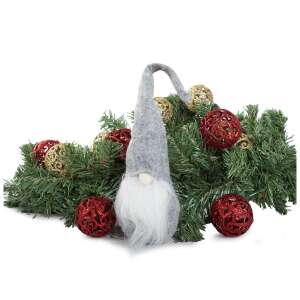 Decoratiune gnomi de Crăciun gri, 30cm înălțime, perfect pentru decorarea casei pentru sărbători - Nonbrand Decorațiuni de Crăciun