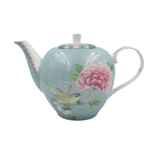 Czajnik PIP Studio Blushing Birds Niebieski - Kwiatowy wzór