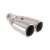 Stainless steel dual exhaust tip, MT004, chrome finish