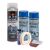 Champion Kék Metál Felni Javító és Festő Készlet akril spray-vel, töltőanyaggal, csiszolópapírral és maszkolószalaggal