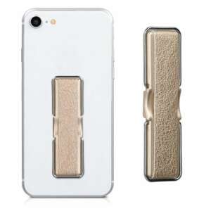 Kwmobile gold phone ring holder, smartphone stand, grip, kickstand, for secure hold and comfortable use - Car Phone Holder