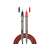 Multimeter test leads with needle-shaped probes and banana plugs