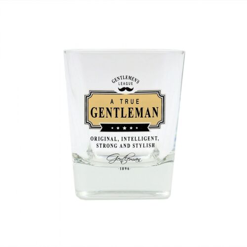 Whisky glass "A TRUE GENTLEMAN" 131510557