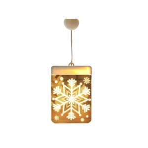 Decorațiune LED pentru fereastră cu fulg de zăpadă - Decorațiune de Crăciun - Decorațiuni de Crăciun