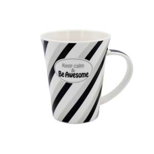 Personalized Porcelain Mug with "Keep calm and Be Awesome" message 61950010 - Mug