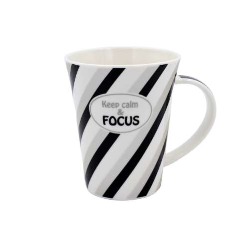 Personalizowany kubek porcelanowy z napisem "Keep calm and FOCUS" 61950017