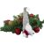 Karácsonyi Gnóm Decoratiune - 30 cm, decoratiune gnom de Craciun cu ornamente