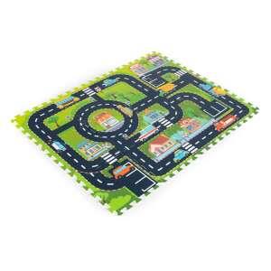IPlay Sponge puzzle 114x86cm - City streets #green