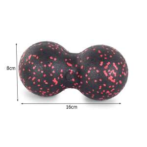 Dupla masszázs labda izom regenerációhoz és fájdalomcsillapításhoz, 8cm x 16cm - Masszázslabda