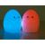 Gyermekek LED lampka nocna RGB jajko dotyk niebieski i czerwony
