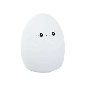 Gyermekek LED lampka nocna RGB jajko dotyk biały - Lampka nocna, projektor