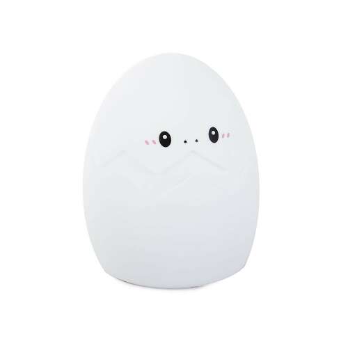 Lampka nocna dla dzieci Egg, RGB, sterowanie dotykowe, 3x baterie AAA