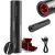 Automatic wine opener set with foil cutter, USB cable, and wine glass
