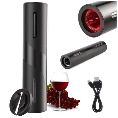 Electric Corkscrew Wine Opener with Rechargeable Battery