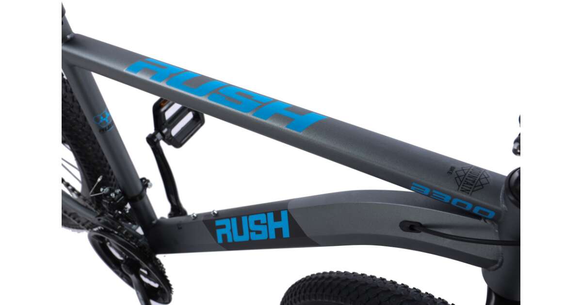 MTB kerékpár teleszkópos RUSH 27,5 Shimano váltóval kék B327-Blue ...