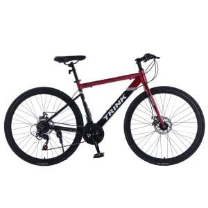 Alumínium fitness kerékpár tárcsafékes Shimano TRINK piros B700-Red 61952507 