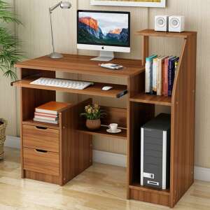 Shelving Desk 100x40x80cm brown FUR-1603-Brown