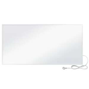 Infrapanel HL1209P 1220x920x15mm 1050W electric heating panel, white, front view - Electric fireplace, Dehumidifier, Space Heater, Electric Heating Panel and Wood-burning fireplace